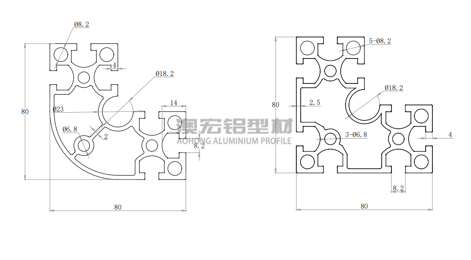 國(guó)標(biāo)工業(yè)鋁型材8840介紹
